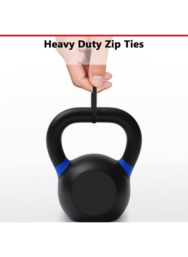 ROBUSTT Robustt Self Locking Cable Ties | 300 X 4.8 mm | 500 Pieces, Black | Heat Resistant Cable Zip Ties | Self-Locking Cable Organizer | Anti - Slip Wire Organizer | For Indoor & Outdoor Use  - Image 3