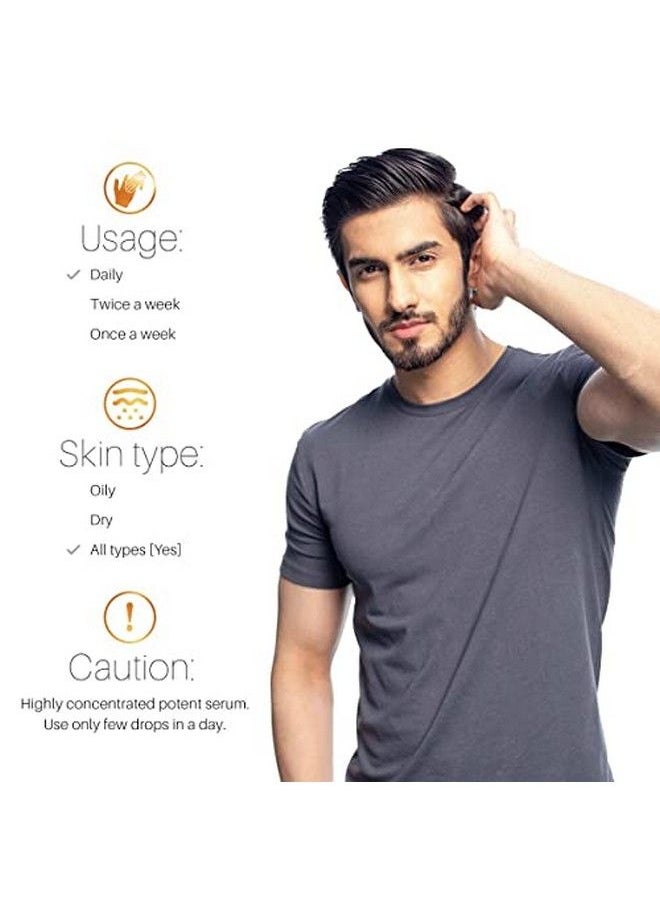 Ustraa - 20% Vitamin C Face Serum 30Ml Dermatologically Tested With Hyaluronic Acid & 20% Vitamin C In The Purest Form Antiaging Fights Dark Spots Radiant Skin Brightening Hydration No Harmful Chemicals. - Image 1