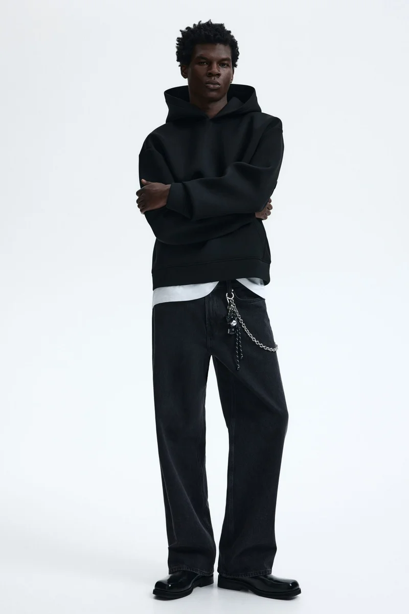 اتش اند ام هودي من خامة سكوبا بقصّة واسعة