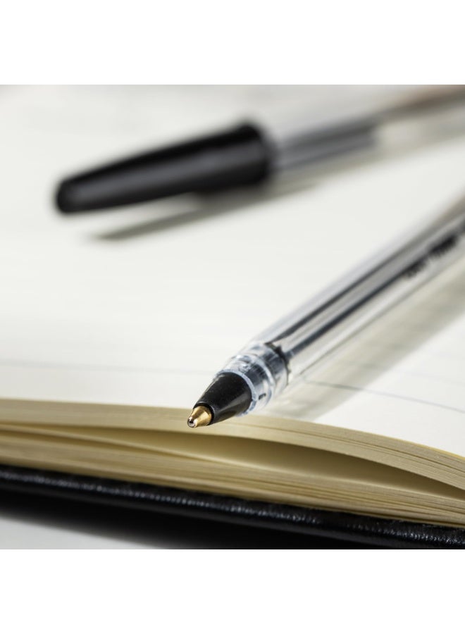 deli Q3-BL Ball Pen Pen 1mm Tip BLACK (2 Pack) - Image 5