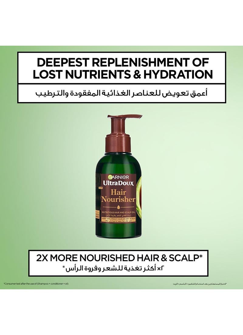 garnier Ultra Doux Pure Avocado Hair Nourishing Oil For Hair And Scalp - Image 2