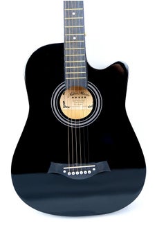 Mike Music Mike Music 38-Inch Acoustic Guitar with Bag, Strings, Capo, Picks & Strap -Black  - Image 3