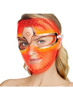NEWKEY NEWKEY Ultralightweight Cordless Red light Therapy Mask for Face Silicone LED Face Mask Light Therapy Red Light for Wrinkles Blue Light for Acne NEW PDT TechnologyTiming 10minute Treatment 