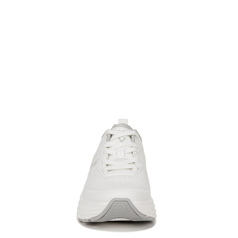 Vionic Women's Walker Walk Max Lace Upâ€“ Supportive Deep Cushioning Enhanced Performance Walking Sneaker White Fabric 7.5 Medium - Image 4
