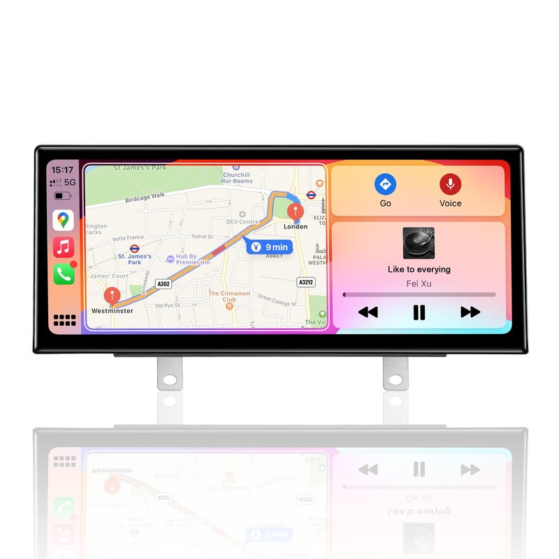 PEMP UltraThin 123 for BMW 3 Series F30 NBT CIC Wireless and Wired CarPlay Android Auto Screen Calls Using The OEM Bluetooth 20122017