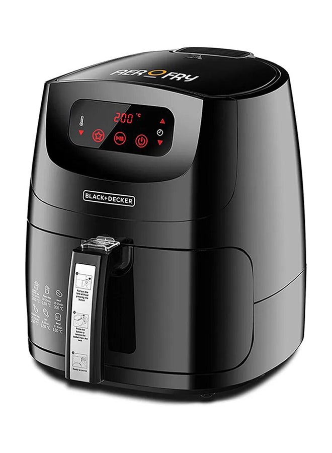 BLACK+DECKER XL Digital Air Fryer With Rapid Hot Air Convection Technology For Frying, Grilling, Broiling, Roasting, and Baking 1.2KG/ 5 L 1500 W AF600-B5 Black - Image 5