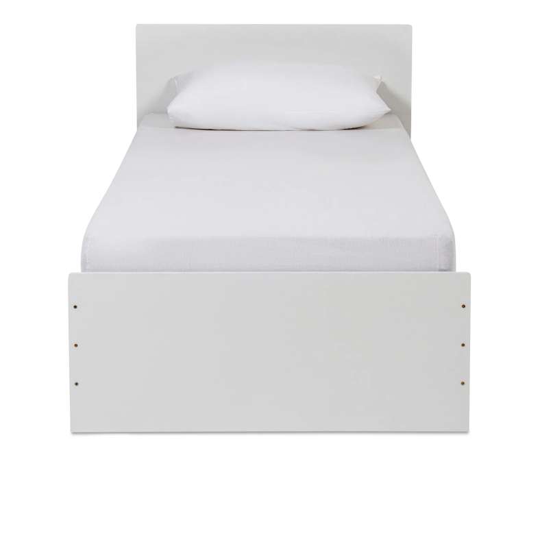 Pan Home ARLIN SINGLE BED 90X190 CM - WHITE - 012GVS0800015 - Image 3