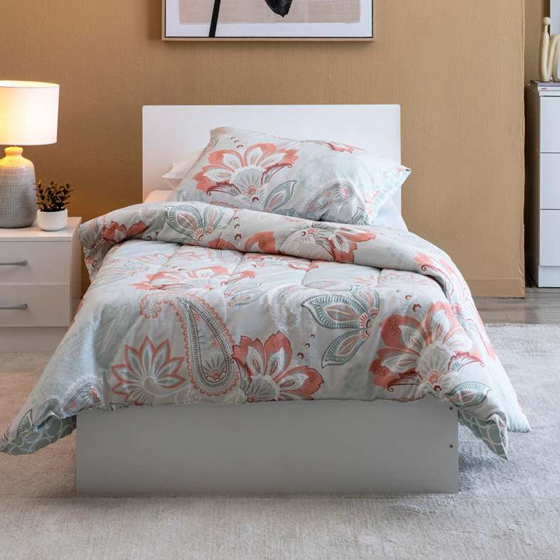 Pan Home ARLIN SINGLE BED 90X190 CM - WHITE - 012GVS0800015 - Image 1