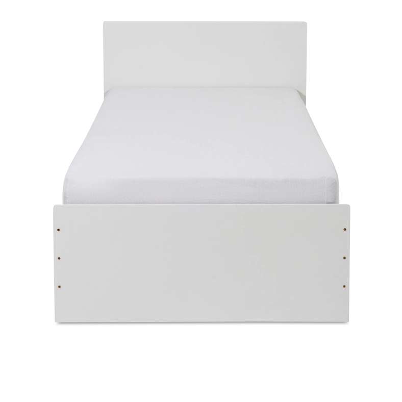 Pan Home ARLIN SINGLE BED 90X190 CM - WHITE - 012GVS0800015 - Image 4