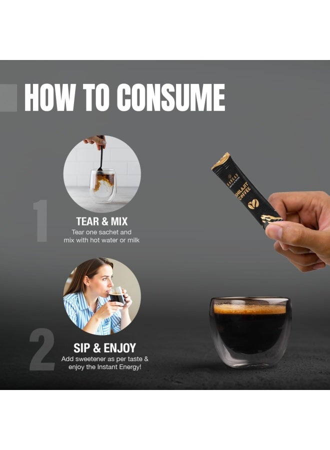 BARGAD Premium Shilajit Coffee – Infused With Pure Himalayan Shilajit For Energy, Focus & Stamina – Adaptogenic Coffee For Vitality & Wellness (30 Count) - Image 3