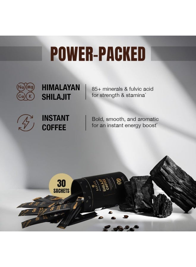 BARGAD Premium Shilajit Coffee – Infused With Pure Himalayan Shilajit For Energy, Focus & Stamina – Adaptogenic Coffee For Vitality & Wellness (30 Count) - Image 2