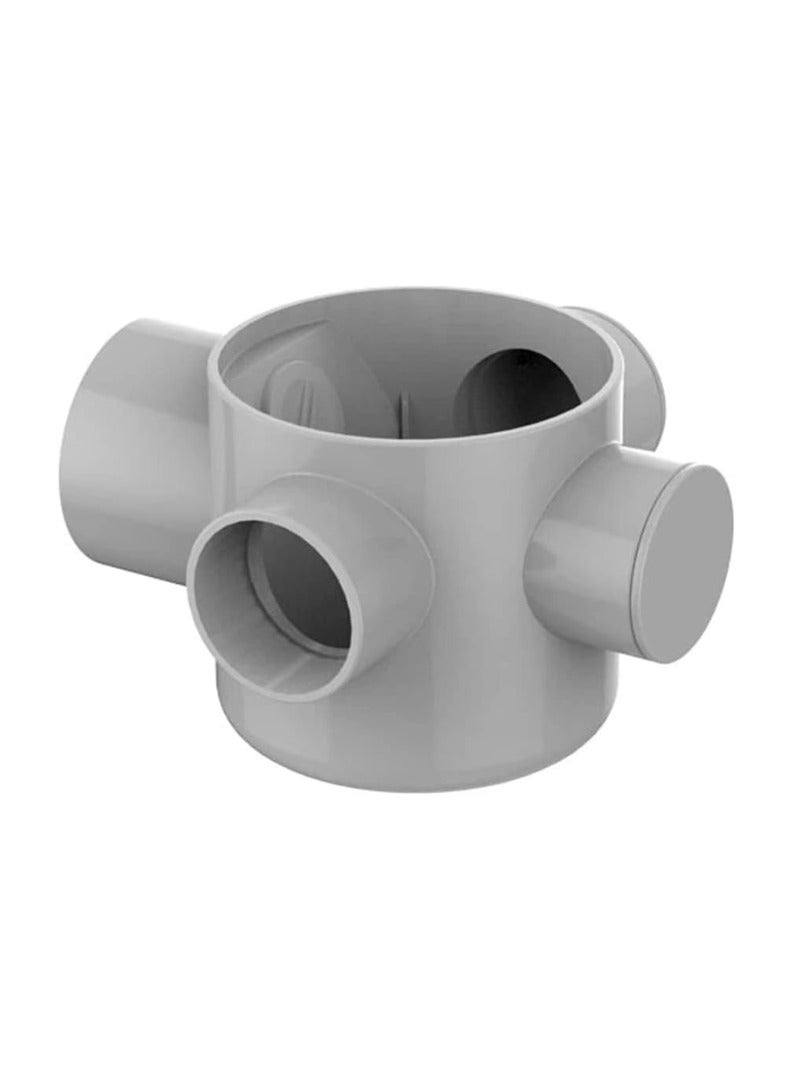 KNP KNP Floor Trap UPVC Pipe Fitting 4 x 3 x 2 x 1.1/2 Inch is Designed to Efficiently Manage and Direct Water Flow in Plumbing Systems. - Image 3