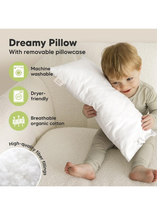 KeaBabies Buddy Toddler Pillow, Soft Toddler Pillow, Slumber - Image 4