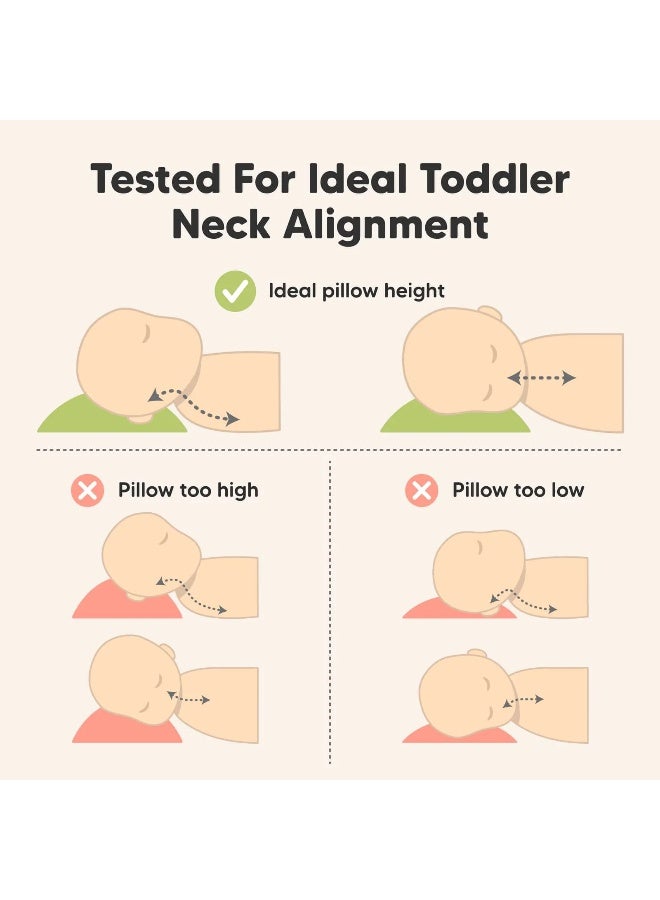 KeaBabies Buddy Toddler Pillow, Soft Toddler Pillow, Slumber - Image 3