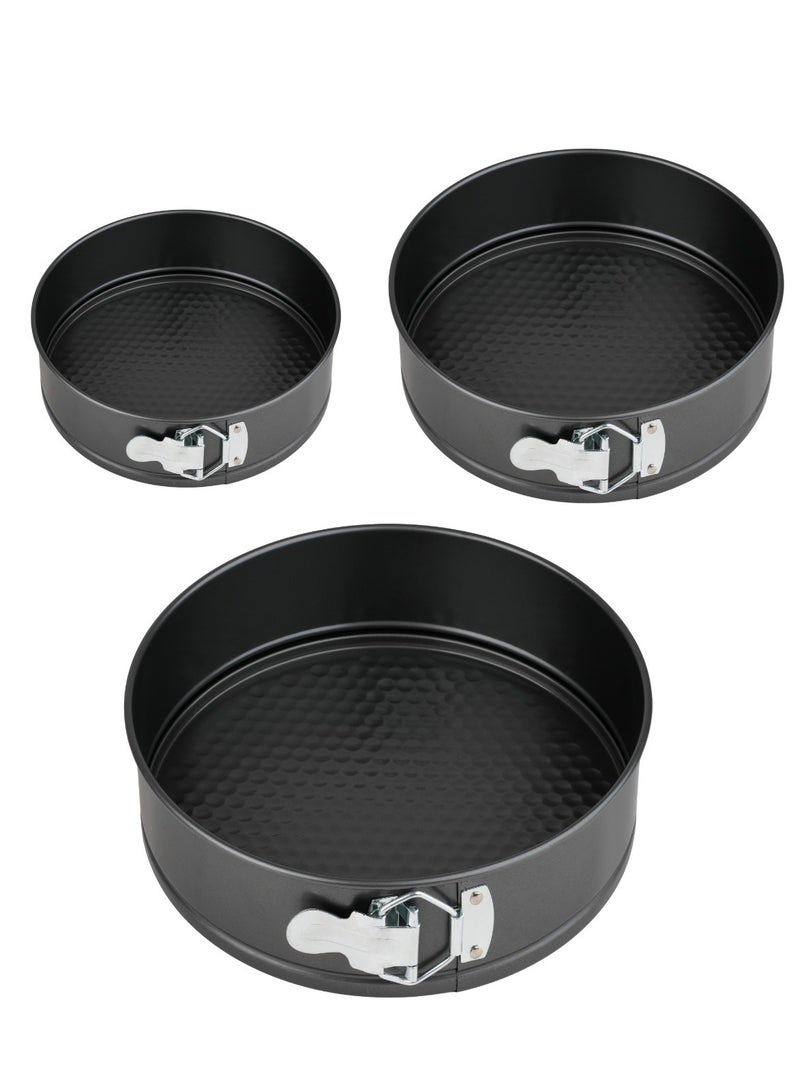 BASURRAH Round cake molds, 3 pieces