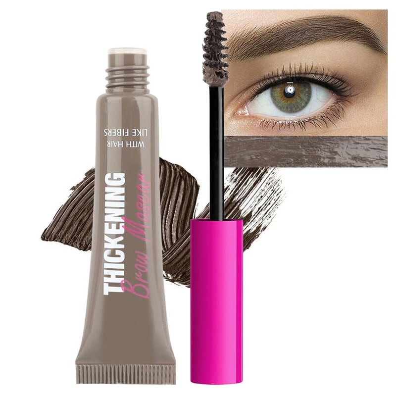 BINGBRUSH Tinted Thickening Brow Mascara,Brow Fast Sculpt,Waterproof, Transfer-proof, Brush to Fill in Eyebrows and Cover Gray Hairs - Cruelty Free - Light Medium Brown (1pc 02 Cool Blonde) - Image 1