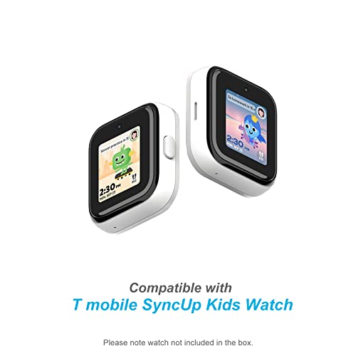 Orisell Kids Watch Band Compatible for SyncUp Kids Watch Bands, 20mm Boy Girl Smart Watch Band Replacement with Quick Realease Pins, Breathable Hook&Loop Nylon Sport Style (Black) - Image 2
