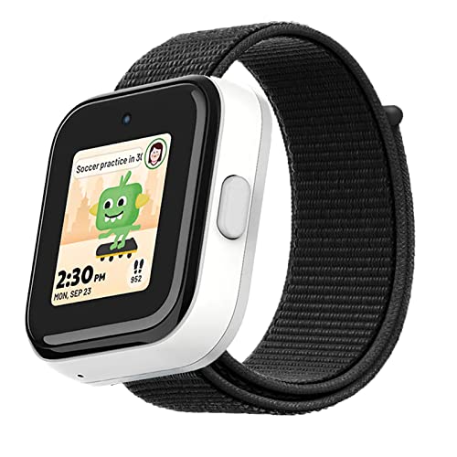 Orisell Kids Watch Band Compatible for SyncUp Kids Watch Bands, 20mm Boy Girl Smart Watch Band Replacement with Quick Realease Pins, Breathable Hook&Loop Nylon Sport Style (Black) - Image 1