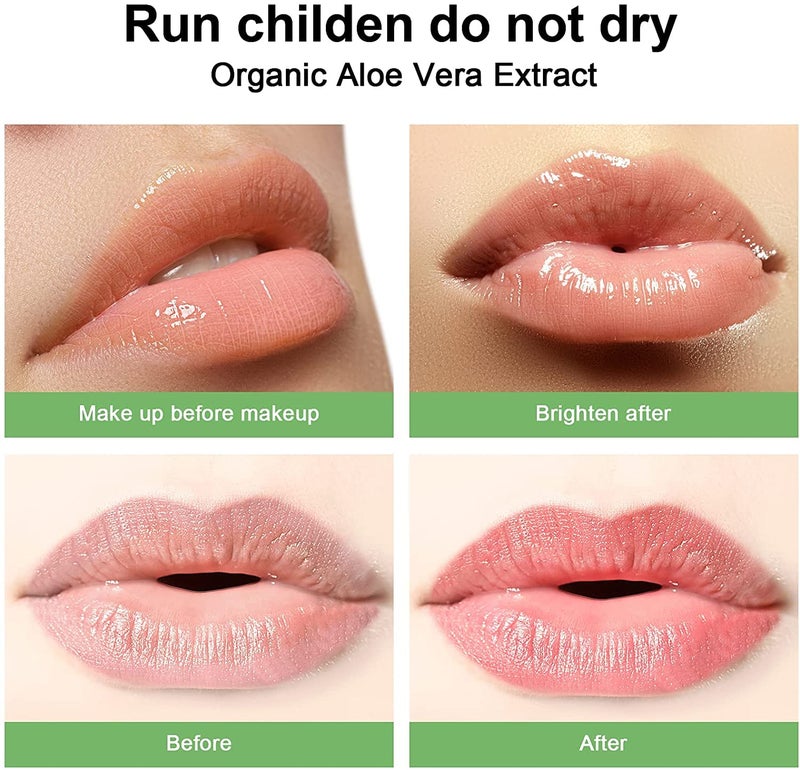 VBA VBA Color Change Lipstick Lip Blam Long Lasting Magic Temperature Nutritious Lips Makeup Aloe Vera Lip Gloss Set Aloe Vera Lipstick Matte Finish Pack of 2 - Image 4