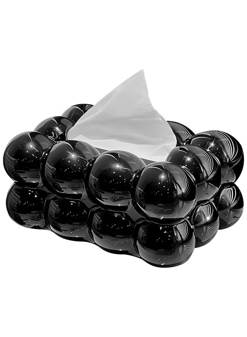Tissue Organizer Bubble Tissue Box Tissue Dispenser Rectangular Tissue Holder for Car Bathroom Table Party Home Office Restaurant - Image 5