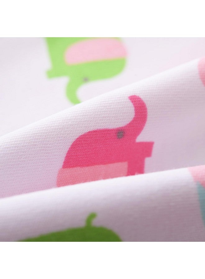 Gina Era Baby Blankets for Boys Girls 30 * 40″, Super Soft Comfy Blankets Double Layer with Dotted Backing for Toddler, Nursery Bed Blanket Stroller Crib Shower Gifts for Newborn (Pink Elephant) - Image 4