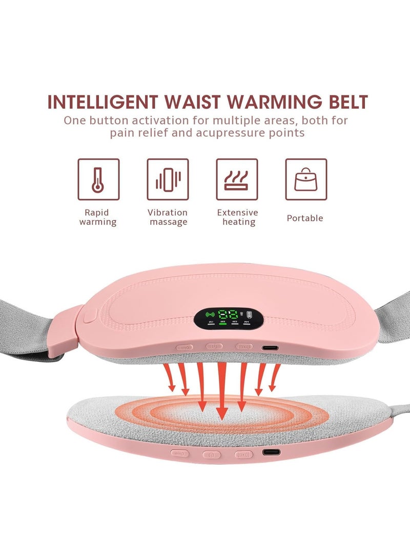 Period Cramp Relief Massager – Portable & Cordless Menstrual Pain Relief with 3 Heat Modes & 4 Massage Modes for Daily Comfort - Image 4