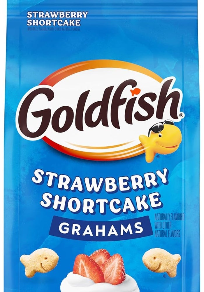 Goldfish Grahams Strawberry Shortcake Flavored Baked Snack Crackers, 6.6 Oz Bag - Image 1