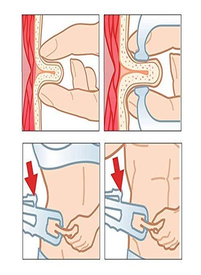 كيوت كريترز جهاز قياس نسبة الدهون في الجسم مع مخطط قياس، أداة لياقة بدنية محمولة باليد - Image 5