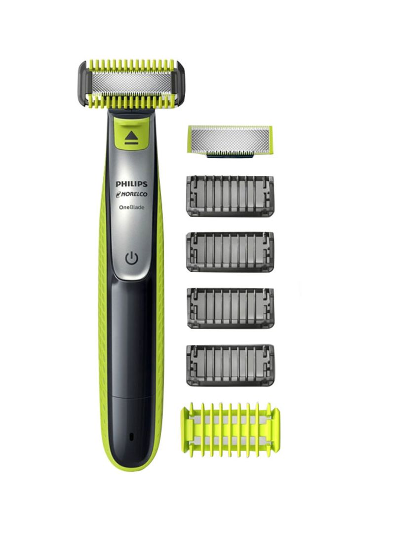 Philips Hybrid Electric Trimmer And Shaver Black/Green - Image 1