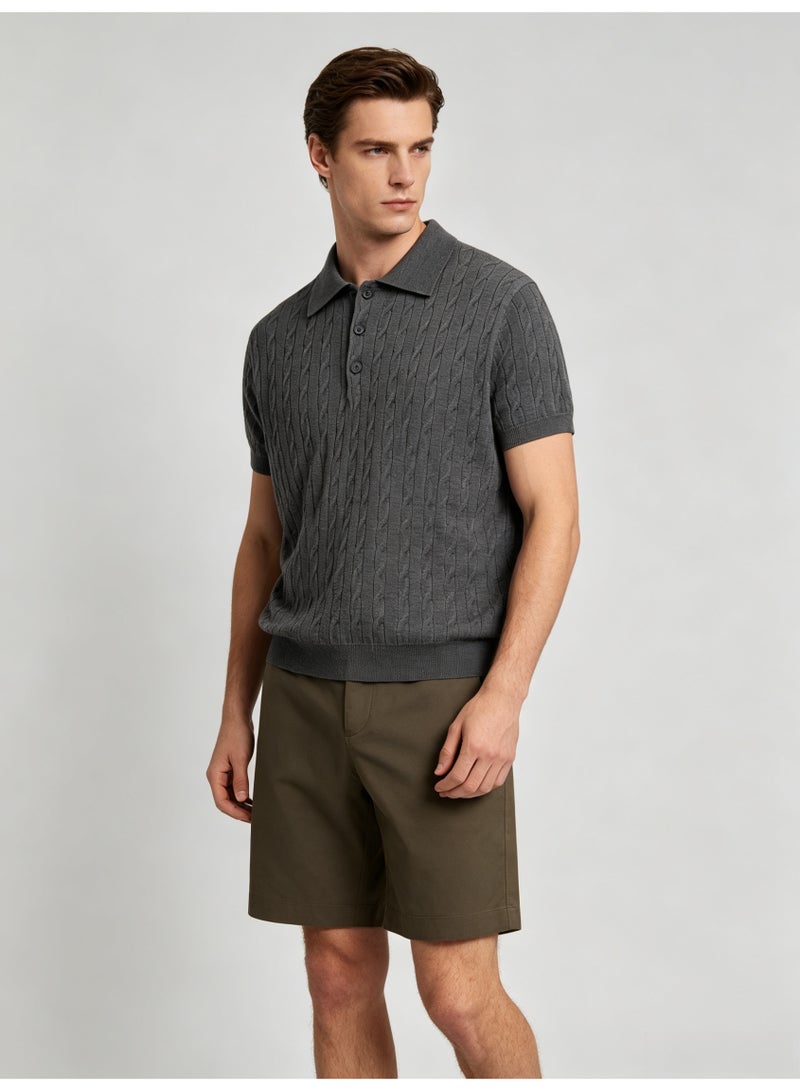 ZARA men's breathable Polo shirt in summer - Image 1