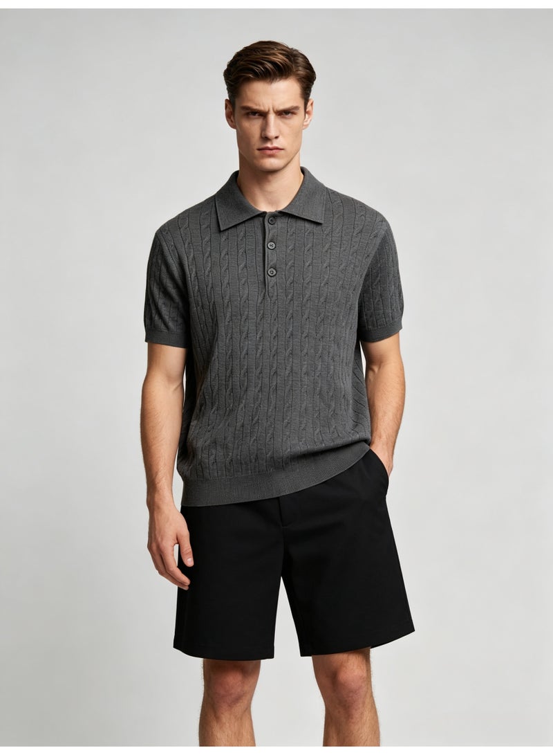 ZARA men's breathable Polo shirt in summer - Image 4