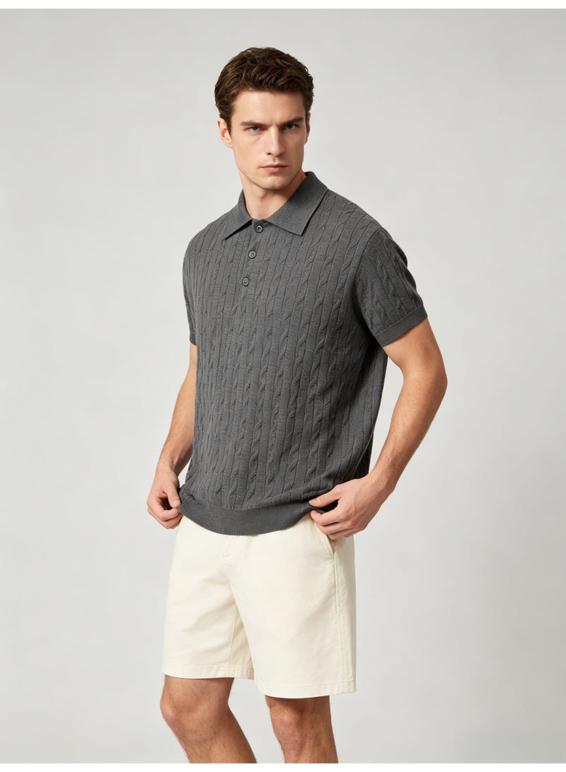 ZARA men's breathable Polo shirt in summer - Image 3