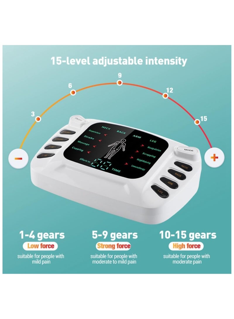 general Digital Acupuncture Device Pulse Massager TENS Best Suitable Cushions for Neck Back Arms and Legs - Image 5