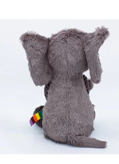 Les Deglingos Dimoitou the Elephant Plush Toy - Soft Grey Cuddle Buddy with Big Ears, Eco-Friendly Plush Safe from Birth  - Image 3