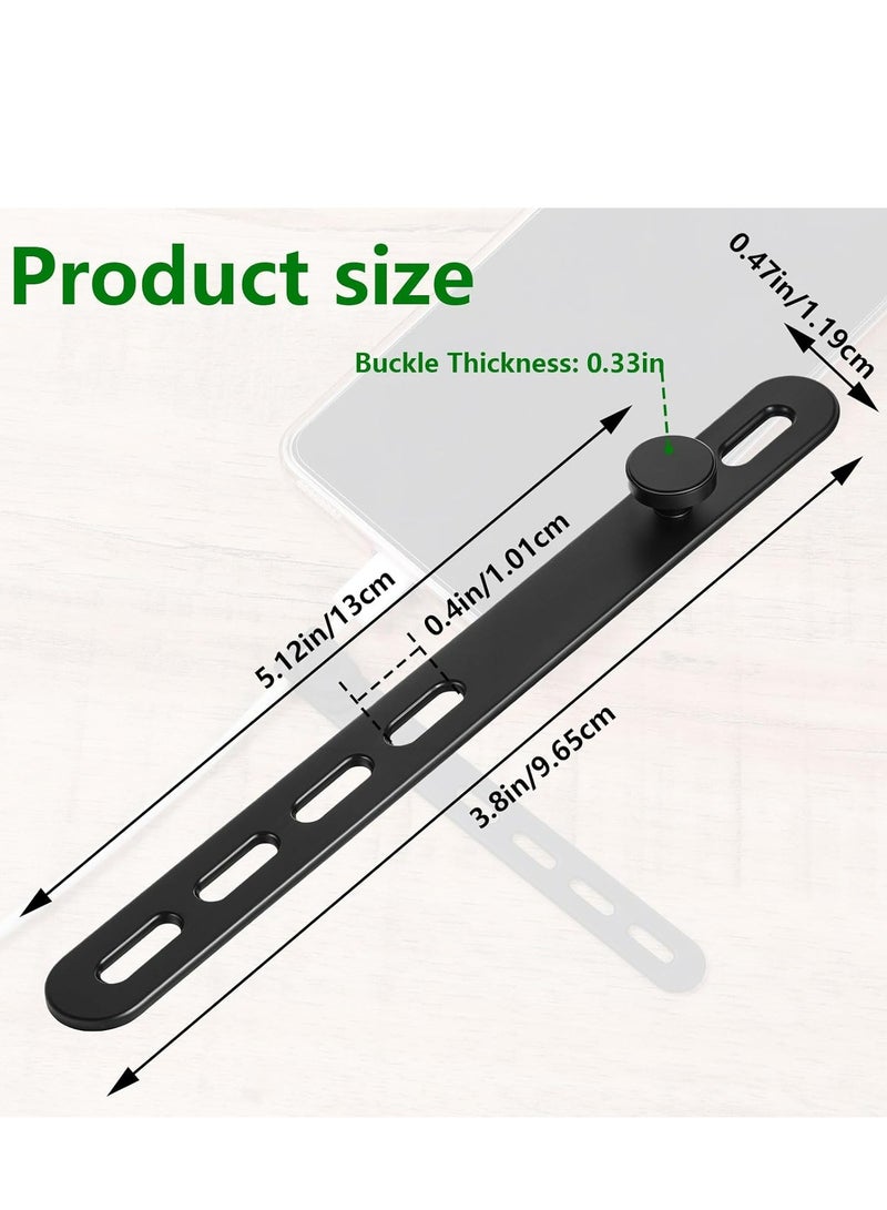 10 Pcs Silicone Cable Ties, Wires Cord Organizer for Wire Management and Charger Cable Organization. - Image 2