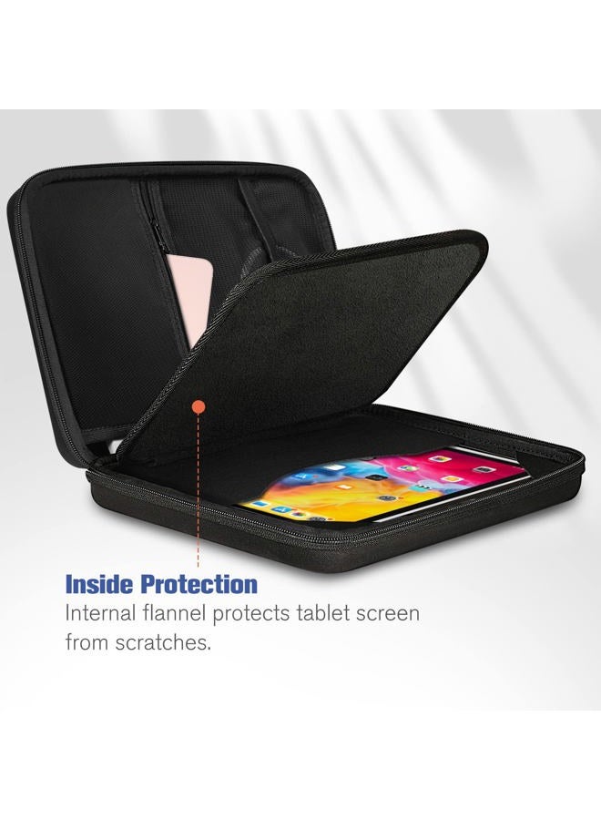 SITHON Tablet Case for 13 Inch iPad Pro M4 & iPad Air M2 2024, 12.9" iPad Pro 6th/5th/4th/3rd Gen 2022-2018, 12.4" Samsung Galaxy Tab, Laptop Hard Bag with Organizer Pocket Accessories, - Image 4