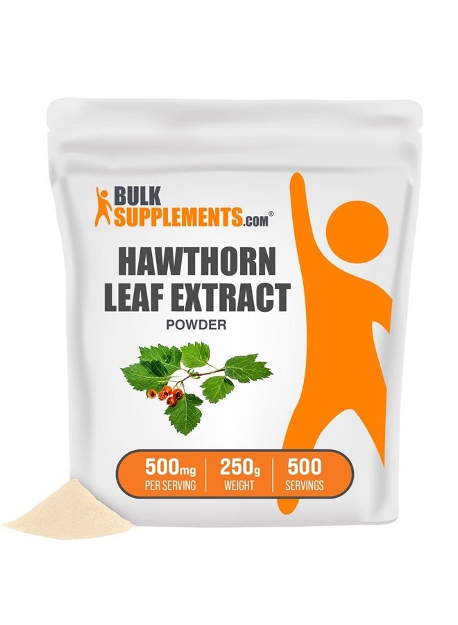 BulkSupplements .com Hawthorn Leaf Extract Powder - Hawthorn Leaf - Heart Health Supplements - Hawthorn Extract (250 Grams - 8.8 oz) - Image 1
