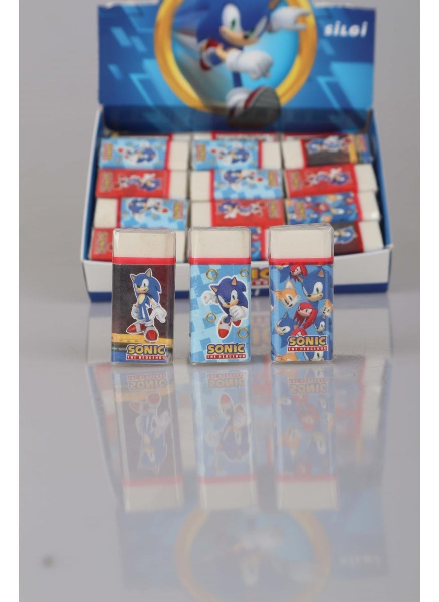 SONIC - Licensed Shaped Single Eraser - Image 1