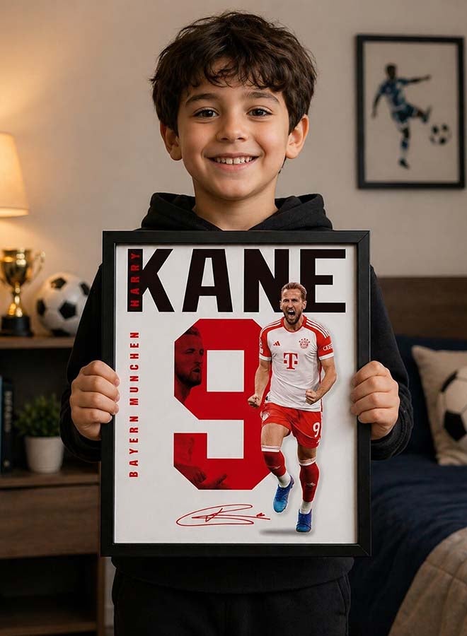 Toyland Harry Kane Bayern Munich Poster – Premium Football Wall Art Print (8x10 Inch) for Bedroom & Kids Room Décor - Image 3