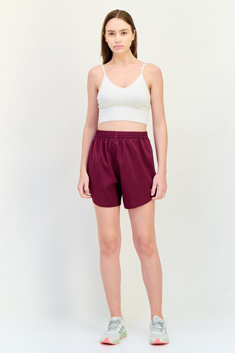 PUMA Women Sportswear Fit Training Shorts, Grape - Image 4