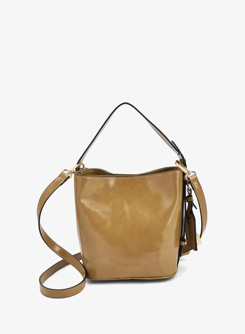 Paprika TAUPE Solid Tote Bag And Crossbody Bag for Women | Best Price UAE