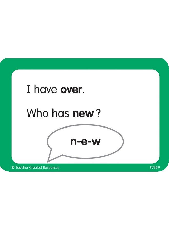 Teacher Created Resources Teacher Created Resources I Have, Who Has Sight Words Game, Grade 1, Multi - Image 3