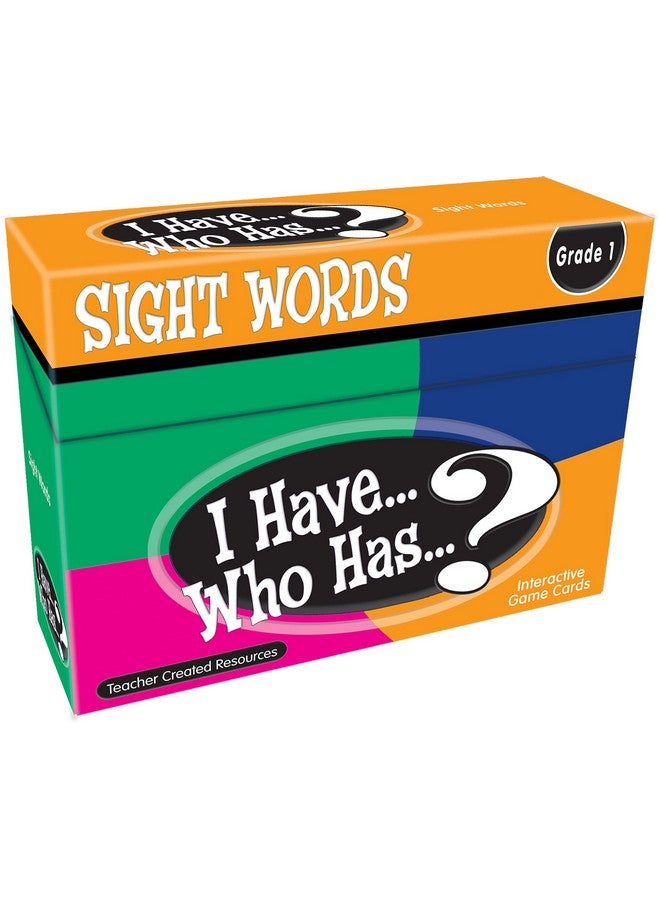 Teacher Created Resources Teacher Created Resources I Have, Who Has Sight Words Game, Grade 1, Multi - Image 1