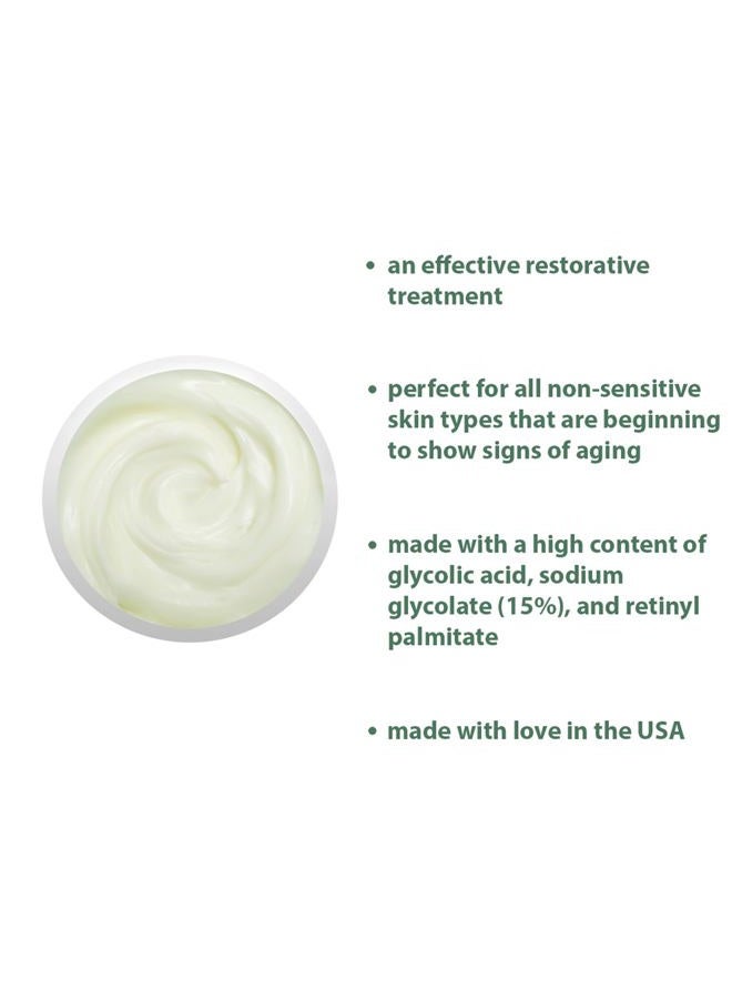 Raya Glycolic Cream X-50 with AHA (G-329) | Exfoliating Facial Treatment for Non-Sensitive Skin Beginning to Show Signs of Aging | Helps Reduce Lines and Wrinkles | Made with Alpha Hydroxy Acids - Image 3