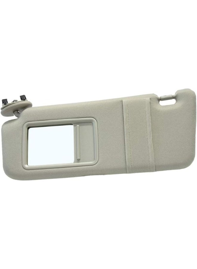 A ABIGAIL Left Driver Side Sun Visor Replacement for 2007 2008 2009 2010 2011 Toyota Camry & Camry Hybrid Without Sunroof (Beige) - Image 1