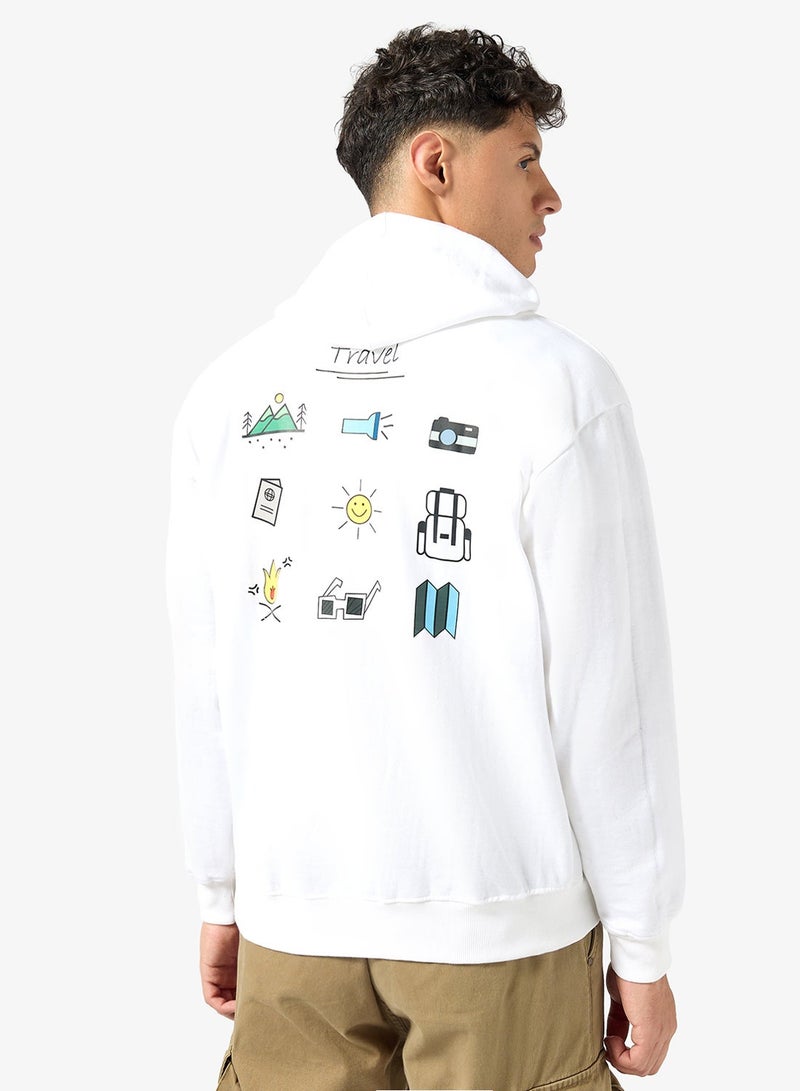 سفنتي فايف هودي بطبعة جرافيك - Image 1