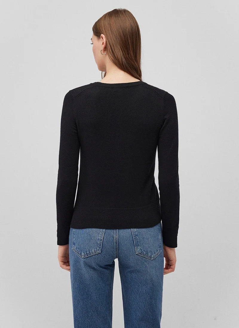 MAVI Black Crewneck Sweater