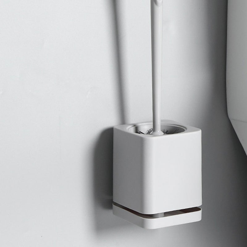 🚽 فرشاة تواليت بمقبض طويل مع حامل للتنظيف السهل والنظافة في الحمام - Image 1