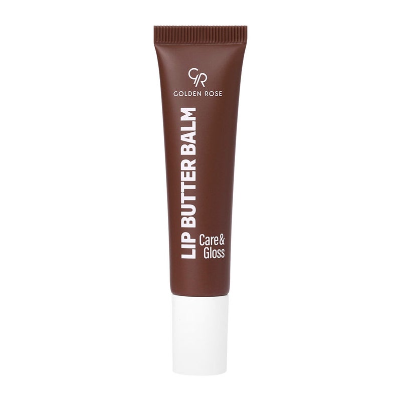 GOLDEN ROSE LIP BUTTER BALM CARE&GLOSS NO:02 CAPPUCCINO With Maxi-Lip Peptide & Vitamin E - Image 1