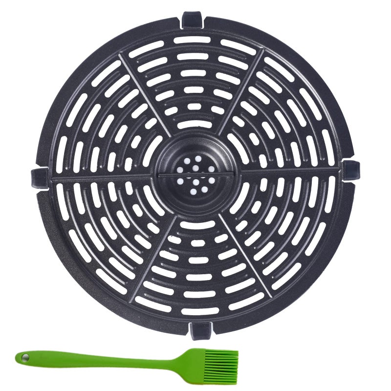 VEOAY Air Fryer Replacement Grill Pan Fit for Power Dash Chefman 37 QT Air FryersNonStick Fry Pan Dishwasher Safe  787 in